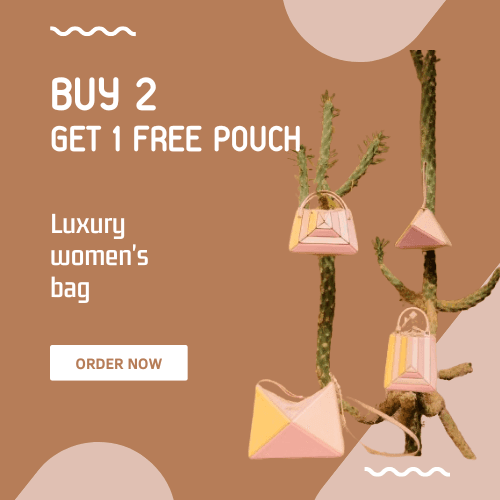 Buy 2 Get 1 Free Pouch!
